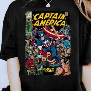 Marvel Captain America Avengers Comic Unisex T Shirt 181